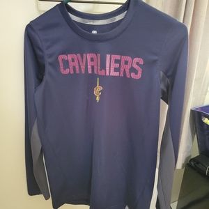 Boys NBA Cleveland Cavaliers Long Sleeve Shirt, YL